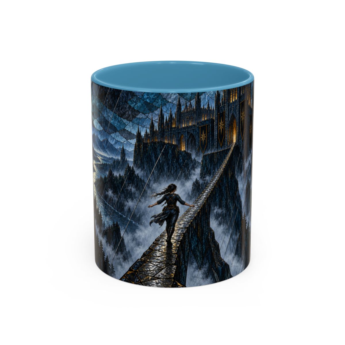 Light Blue mug, front