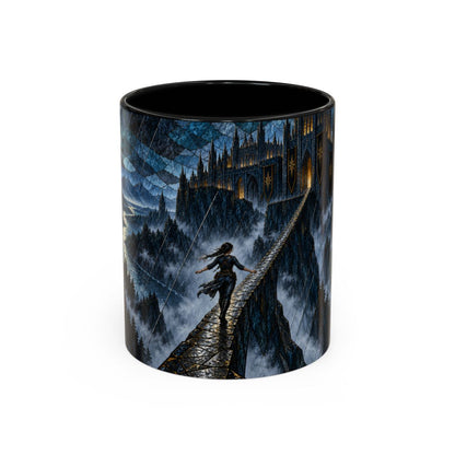 Black mug, front