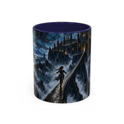 Navy mug, front
