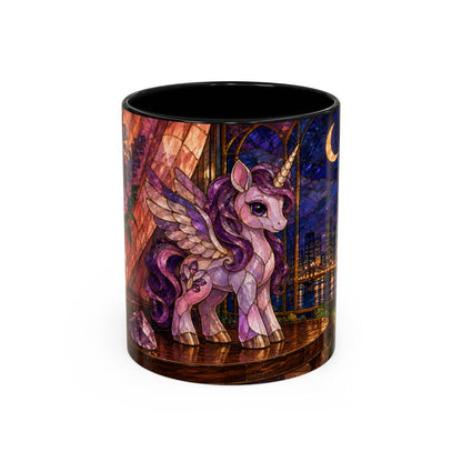 Black mug, front