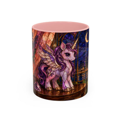 Pink mug, front