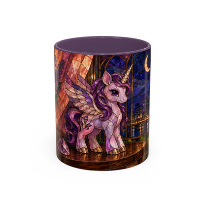 Purple mug, front