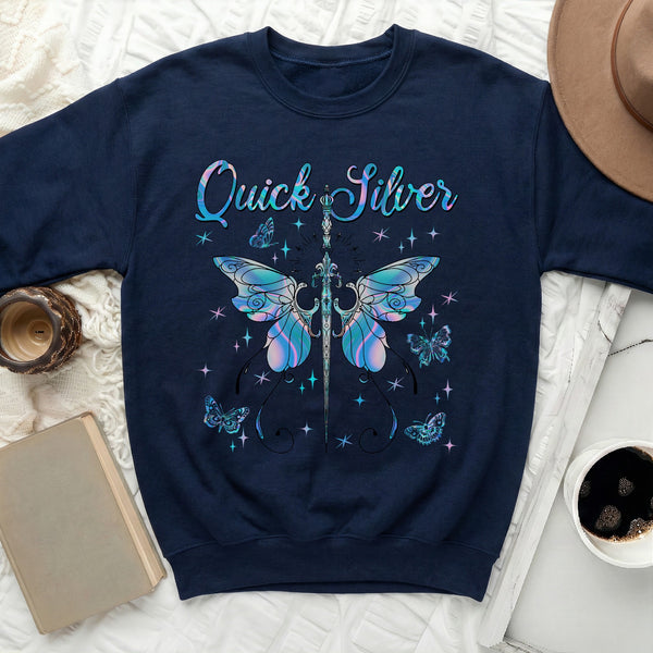 Quicksilver Butterfly Magic Sweatshirt in Navy