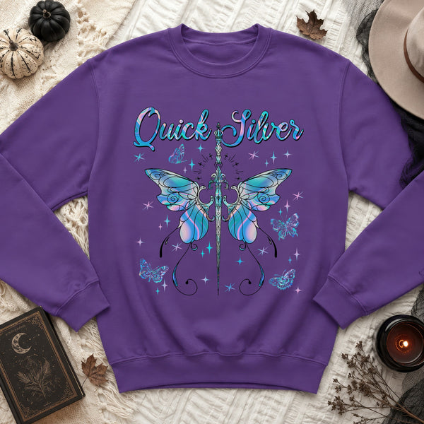 Quicksilver Butterfly Magic Sweatshirt in Purple