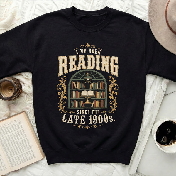 Reading 1900s Sweatshirt in Black