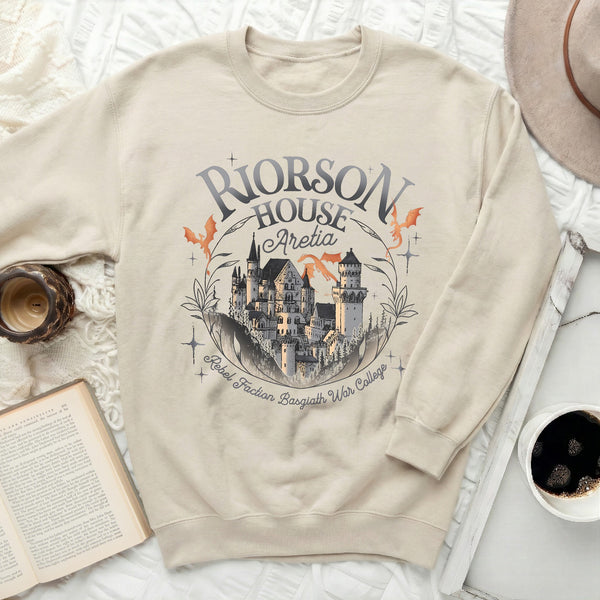Riorson House Sweatshirt in Sand
