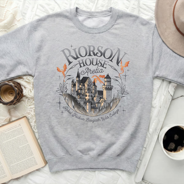 Riorson House Sweatshirt in Sport Grey