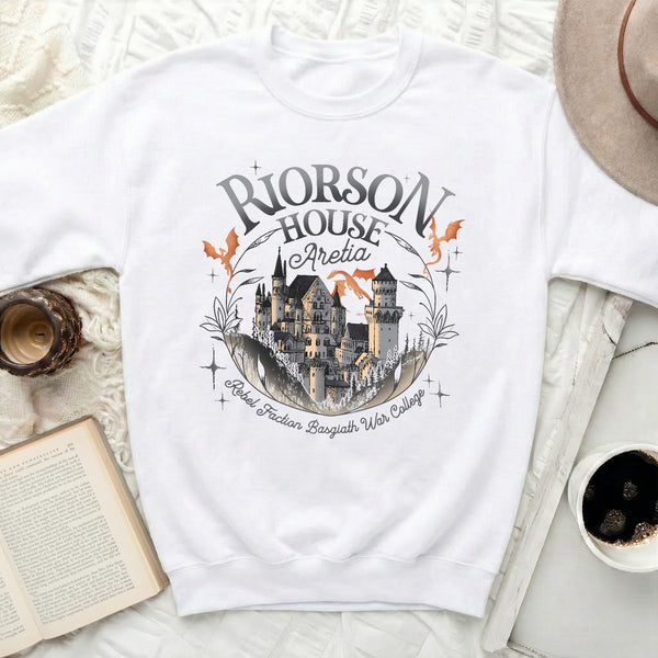 Riorson House Sweatshirt in White