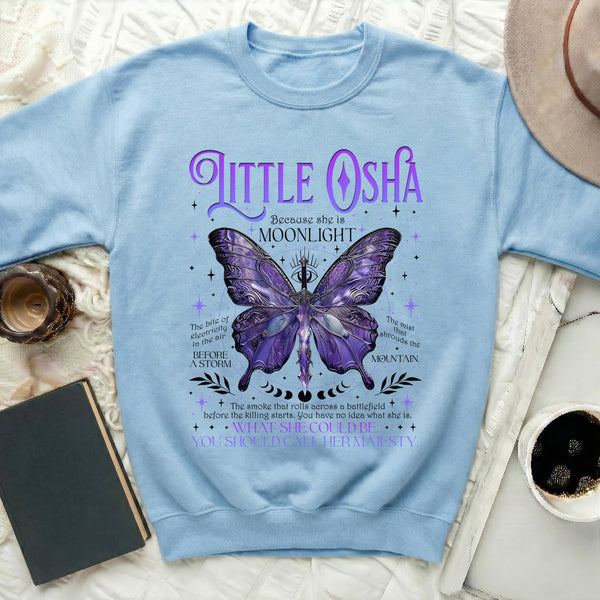 Saeris's Storm Sweatshirt in Light Blue