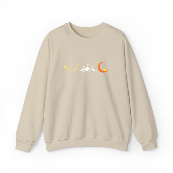 Maas Verse Embroidered Sweatshirt in Sand