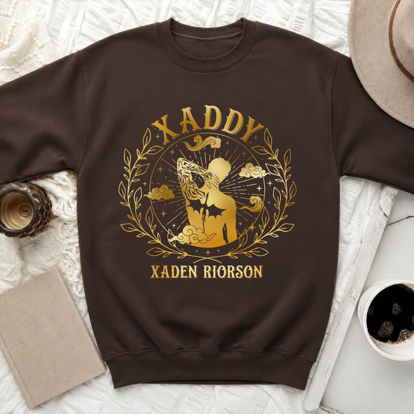 Save a Dragon Ride a Wing Leader Sweatshirt in Dark Chocolate