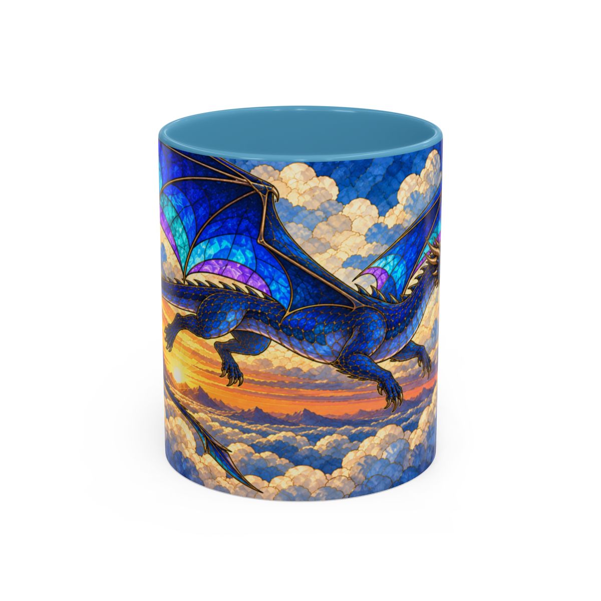 Light Blue mug, front