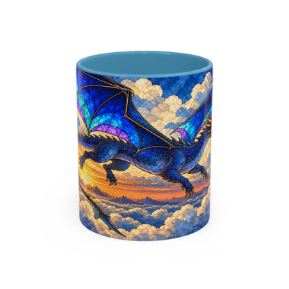 Light Blue mug, front