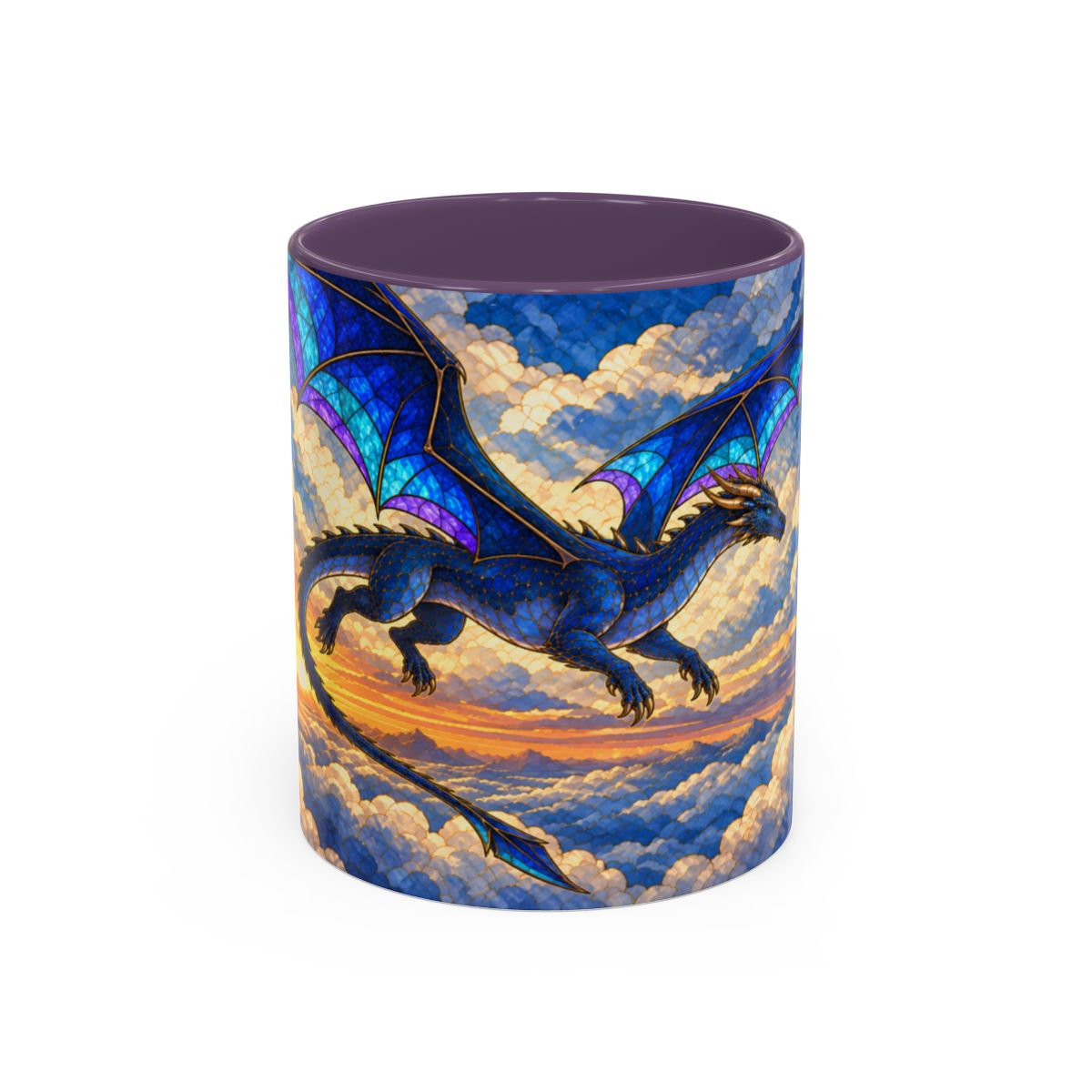 Purple mug, front