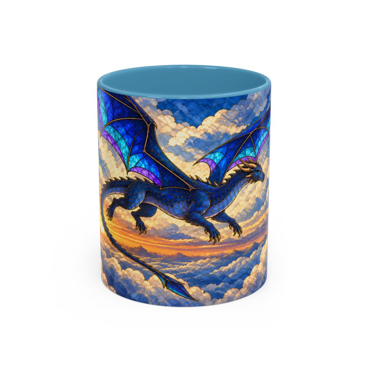 Light Blue mug, front