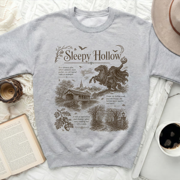 Sleepy Hollow Headless Horseman Sweatshirt in Sport Grey