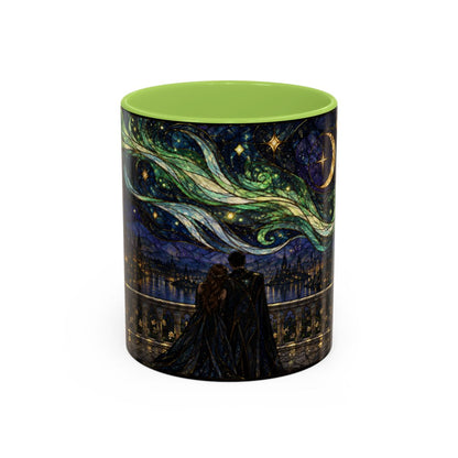 Light Green mug, front