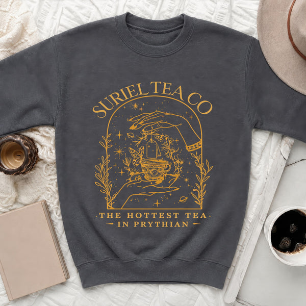 Suriel Tea Co. Sweatshirt in Dark Heather