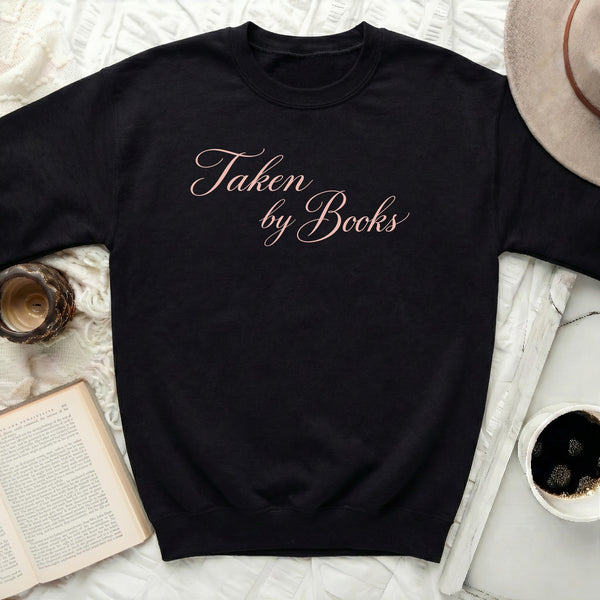 Taken By Books Sweatshirt in Black