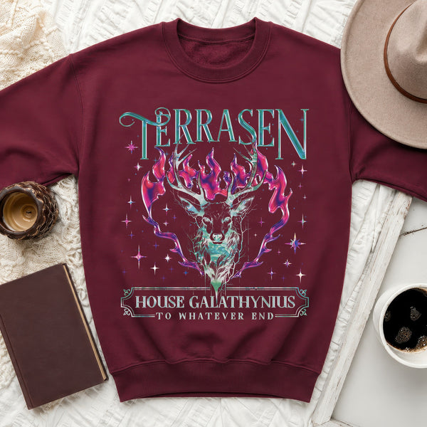 Terrasen Dreamers Sweatshirt in Maroon
