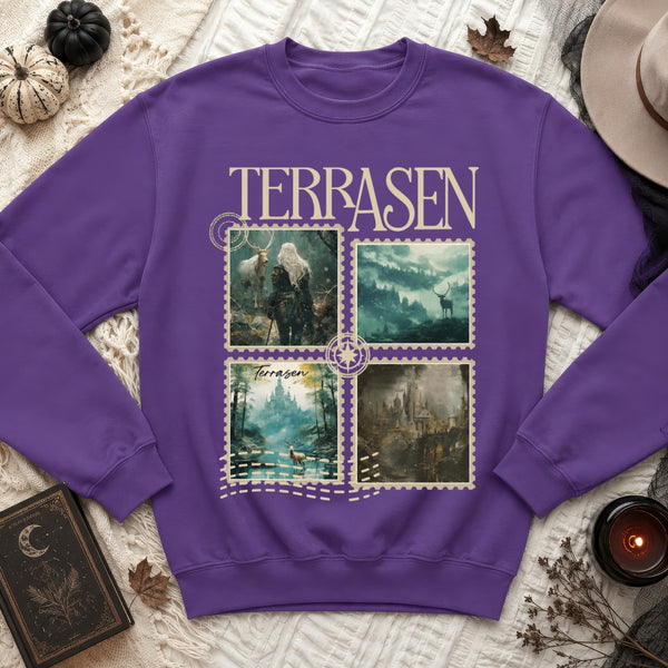 Terrasen Realm Collection Sweatshirt in Purple