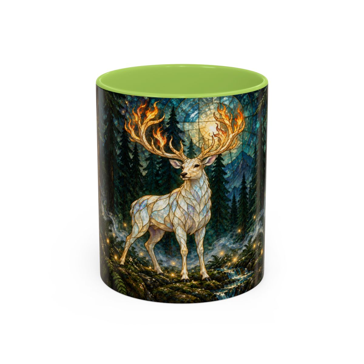Light Green mug, front