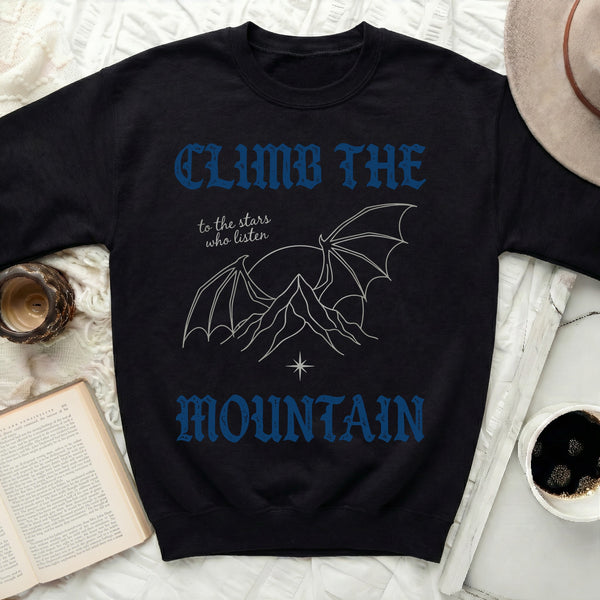 The Night Court Winged Sweatshirt in Black