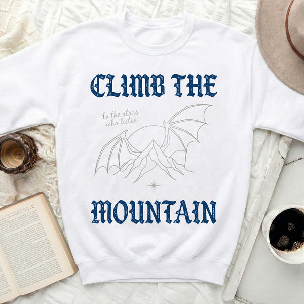 The Night Court Winged Sweatshirt in White