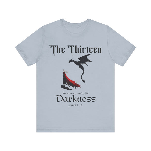 Darkness Claims Us Tee in Light Blue