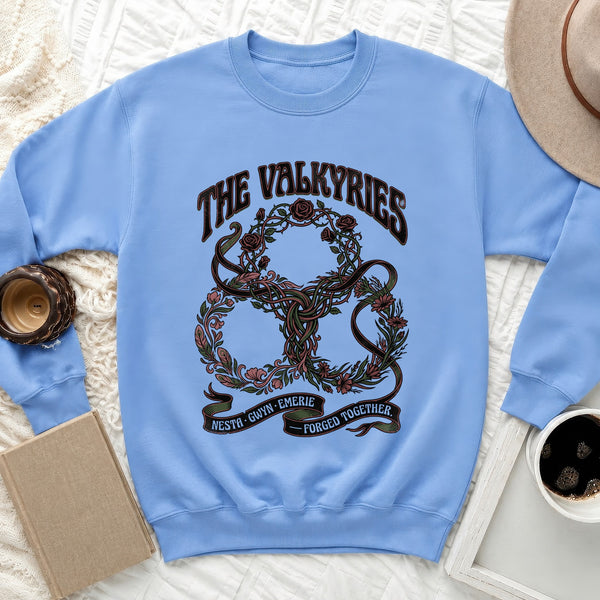 The Valkyries Forged Sweatshirt in Carolina Blue