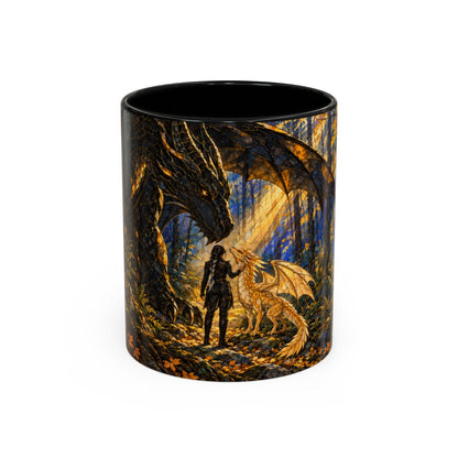 Black mug, front