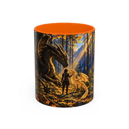 Orange mug, front