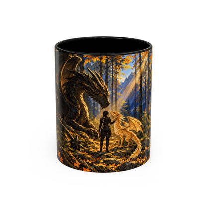 Black mug, front