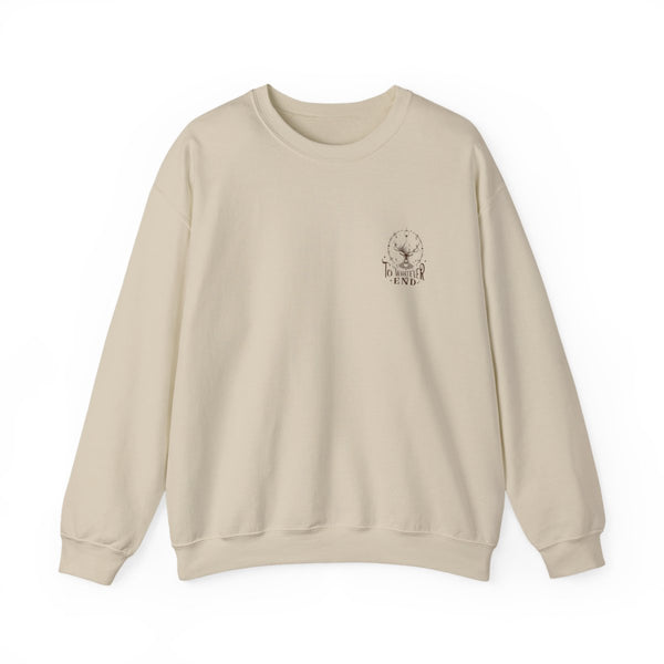 "To Whatever End" Tribute Sweatshirt in Sand