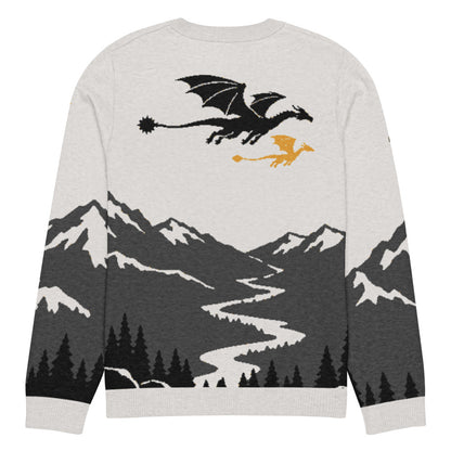 Tairn and Andarna knitted sweater, flat back