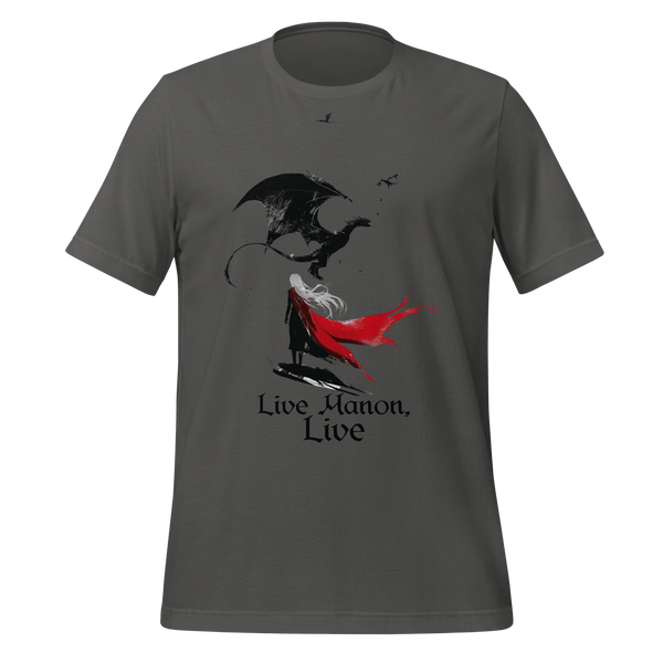 Live, Manon, Live Tee in Asphalt