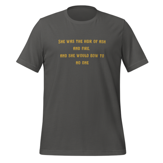 "Ash and Fire" Tee