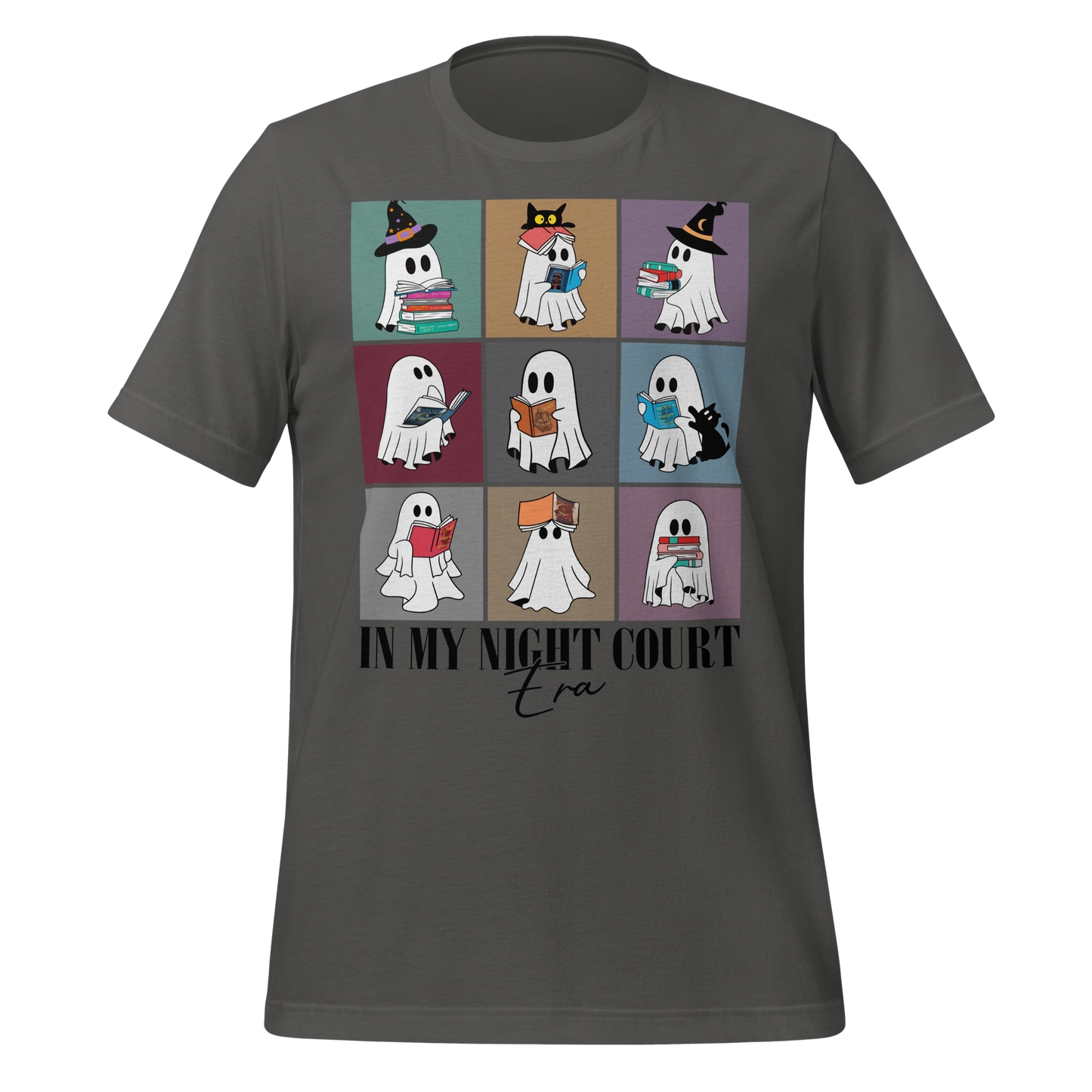 In My Night Court Era Ghosts Reading Books Design Tee - MagicMerchEmporium