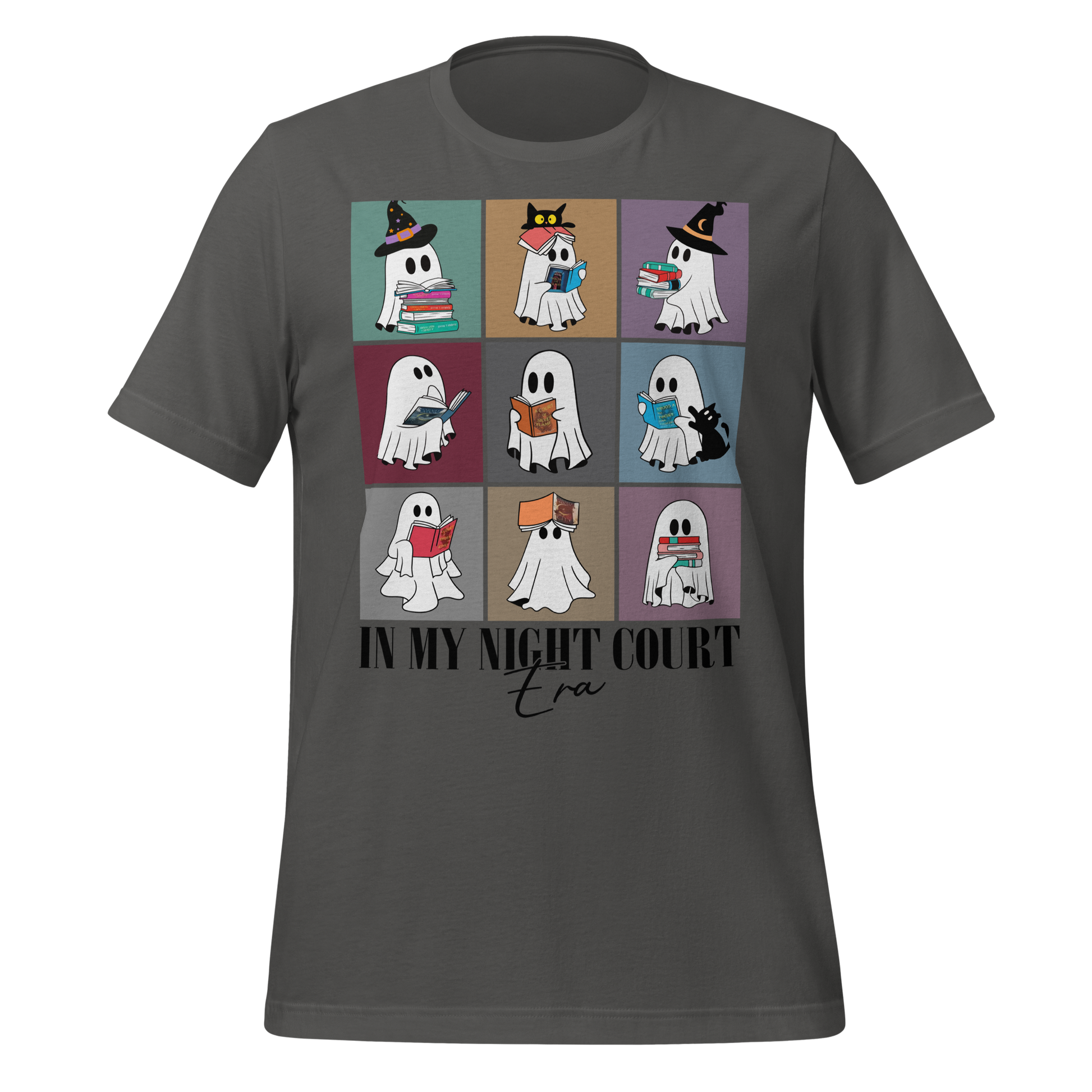 In My Night Court Era Ghosts Reading Books Design Tee - MagicMerchEmporium