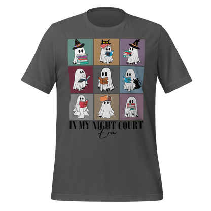 In My Night Court Era Ghosts Reading Books Design Tee - MagicMerchEmporium