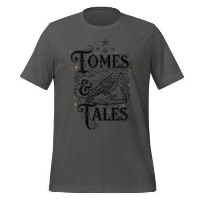 Tomes Tales Crow Tee - MagicMerchEmporium