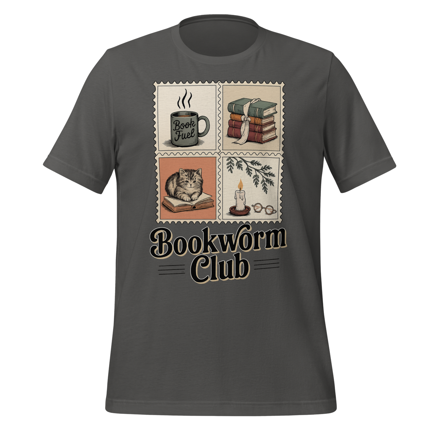 Bookworm Club Stamps Tee