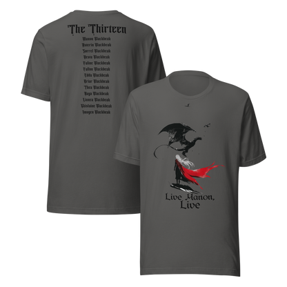"Live, Manon, Live" The Thirteen Tribute Tee - MagicMerchEmporium