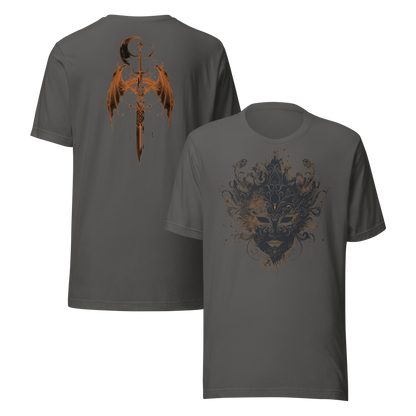 Nesta Archeron: Valkyrie Mask and Sword Tee