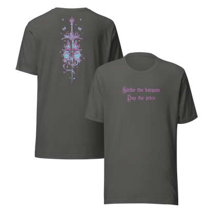 Quicksilver Strike the Bargain, Pay the Price Tee - MagicMerchEmporium