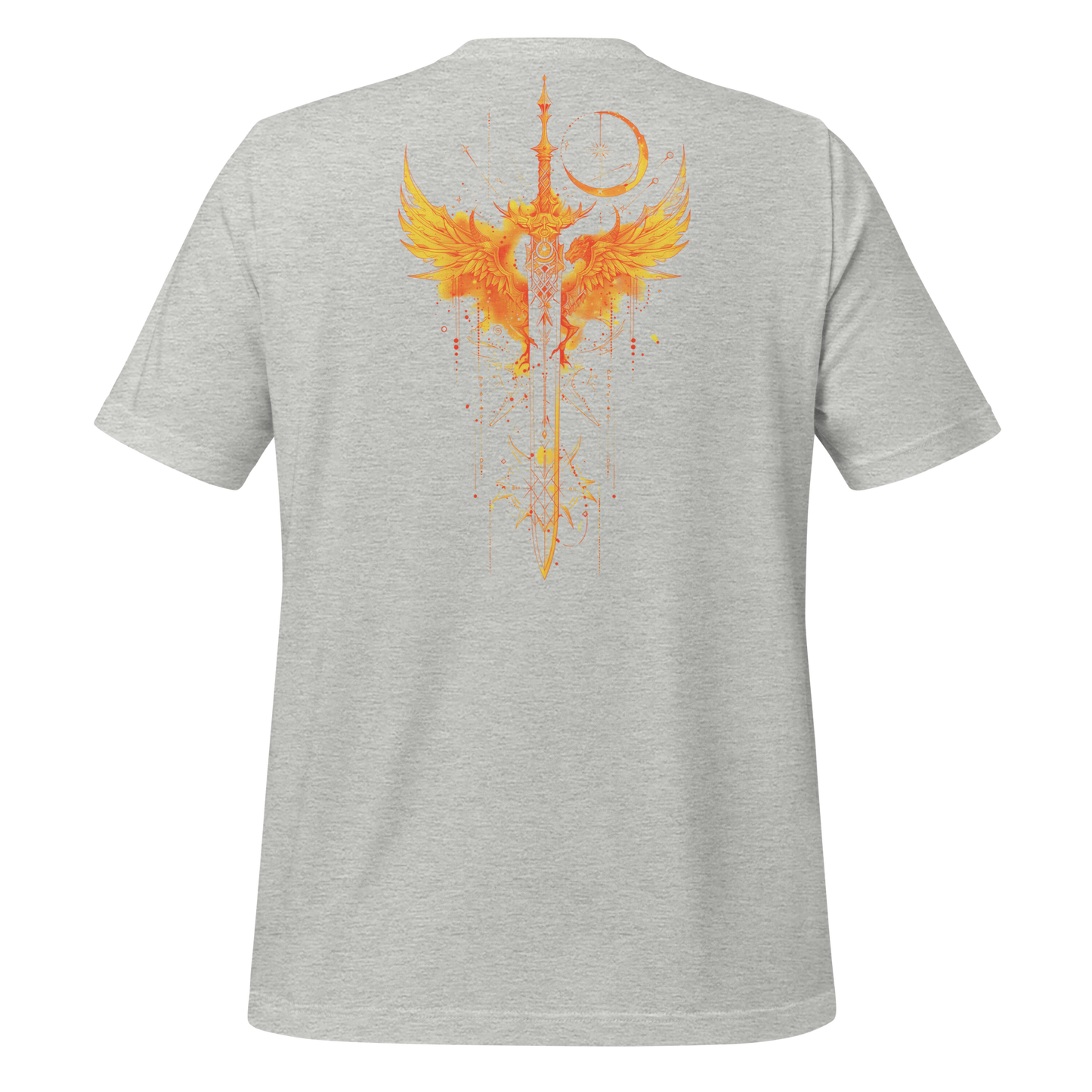 "Light It Up" Fantasy Sword and Wings Tee - MagicMerchEmporium