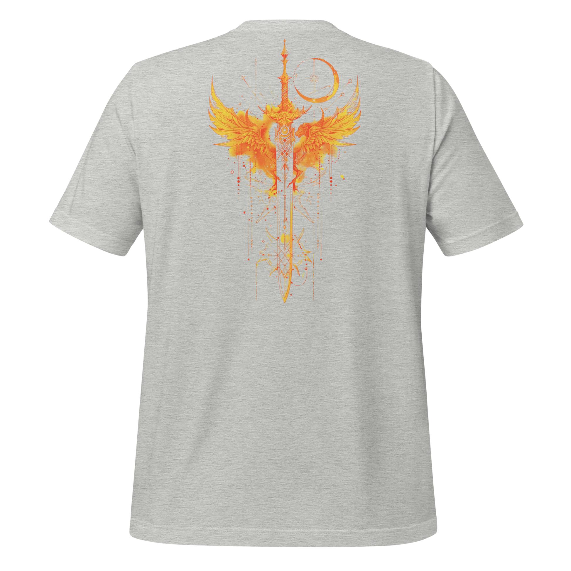"Light It Up" Fantasy Sword and Wings Tee - MagicMerchEmporium