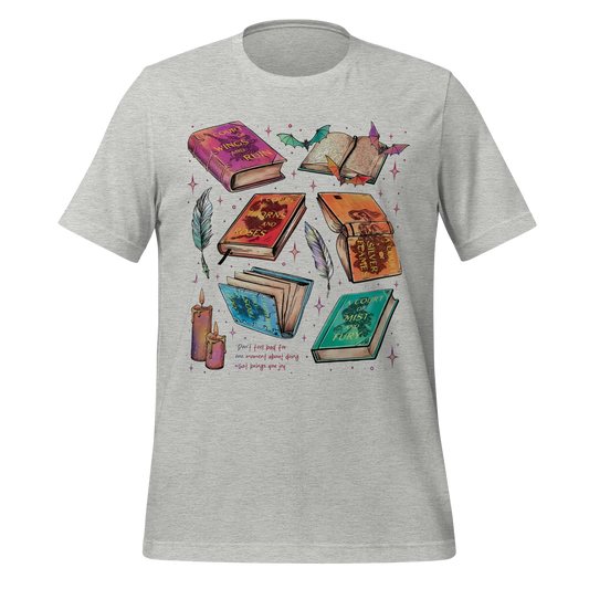 ACOTAR Book Stack Tee - MagicMerchEmporium
