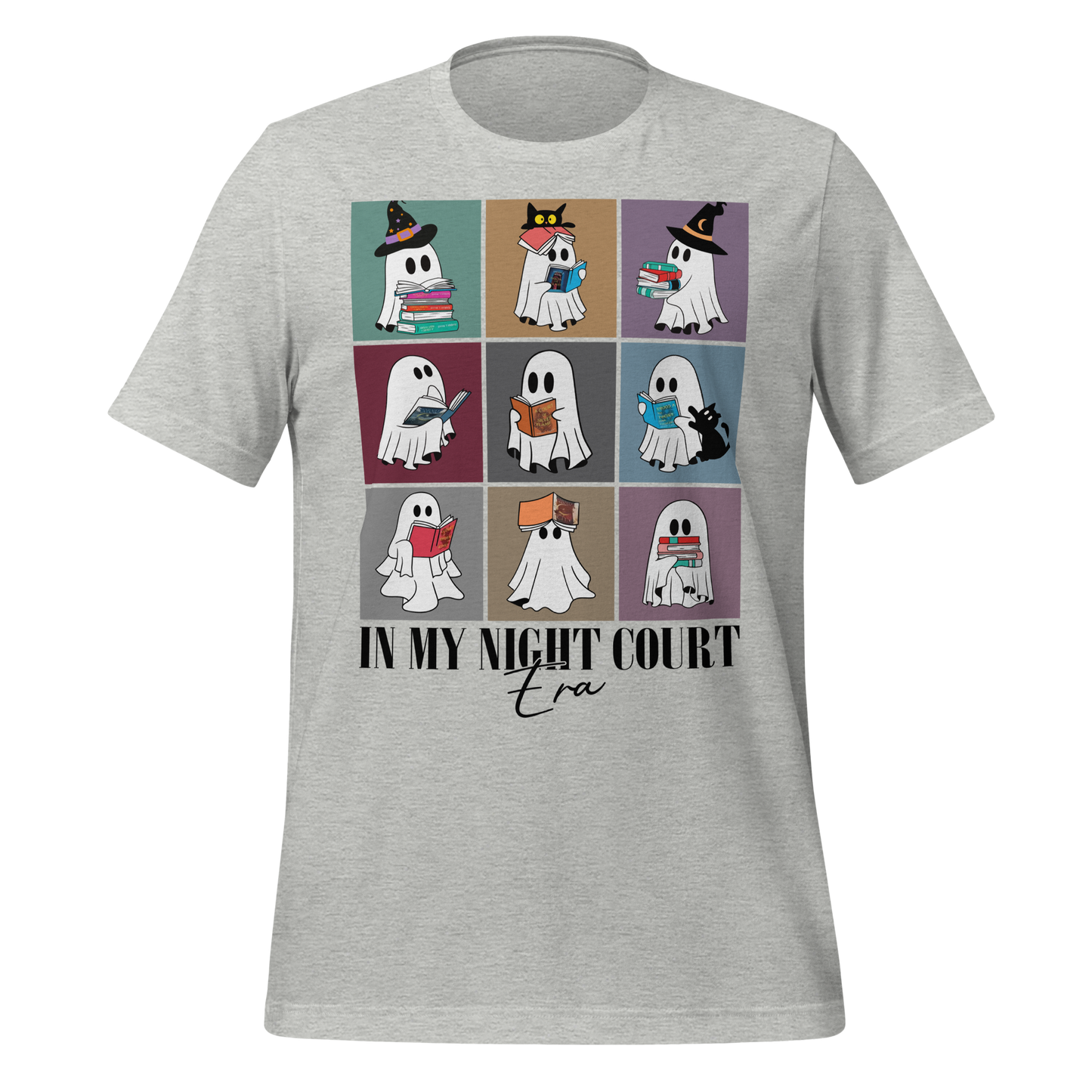 In My Night Court Era Ghosts Reading Books Design Tee - MagicMerchEmporium
