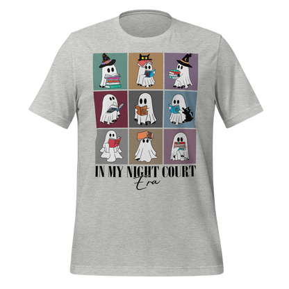 In My Night Court Era Ghosts Reading Books Design Tee - MagicMerchEmporium